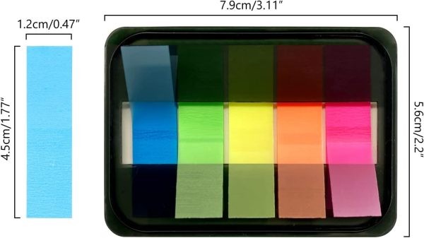 300PCS Sticky Index Tabs, Transparent Sticky Page Markers Notes, Book Markers, Sticky Note Tabs, Sticky Tabs, Page Tabs, Label Stickers, Small Pop Up Index Tabs, Post Tabs Flags Stickers - Image 3