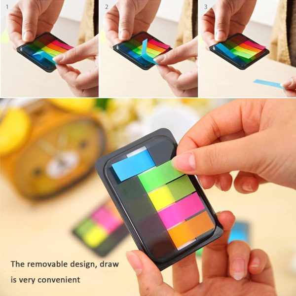 300PCS Sticky Index Tabs, Transparent Sticky Page Markers Notes, Book Markers, Sticky Note Tabs, Sticky Tabs, Page Tabs, Label Stickers, Small Pop Up Index Tabs, Post Tabs Flags Stickers - Image 5