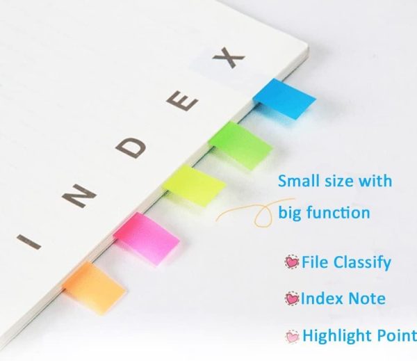 300PCS Sticky Index Tabs, Transparent Sticky Page Markers Notes, Book Markers, Sticky Note Tabs, Sticky Tabs, Page Tabs, Label Stickers, Small Pop Up Index Tabs, Post Tabs Flags Stickers - Image 6