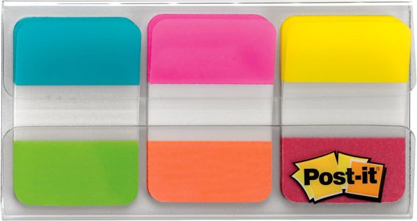 Tabs, 1 in Solid, Aqua, Yellow, Pink, Red, Green, Orange, 6/Color, 36/Dispenser (686-ALOPRYT) - Image 9
